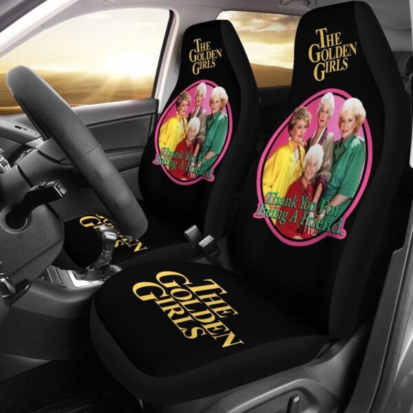 The Golden Girls Car Seat Covers | Golden Girls TV Show Car Cover Circle Friend GGCSC19