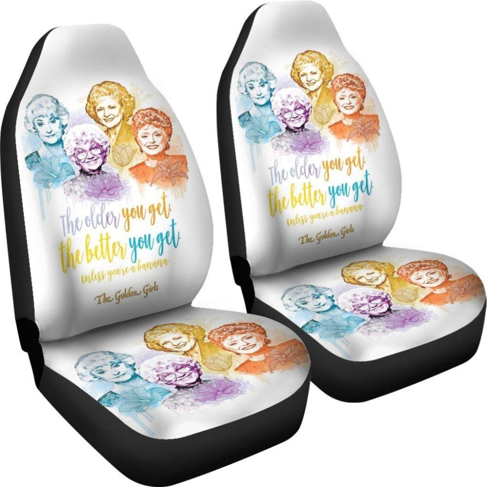 The Golden Girls Car Seat Covers | The Older The Better Seat Covers GGCSC10