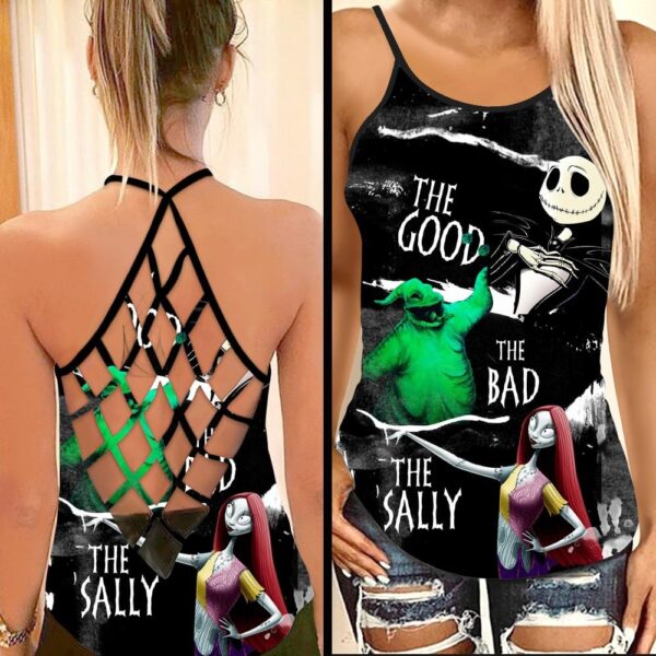 The Good, The Bad, The Sally Criss Cross Tank Top NBCCT59