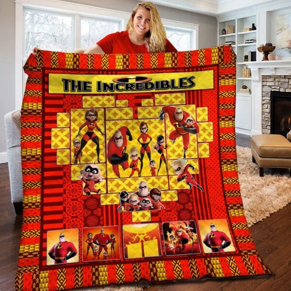 The Incredibles Quilt Blanket For Bedding Decor