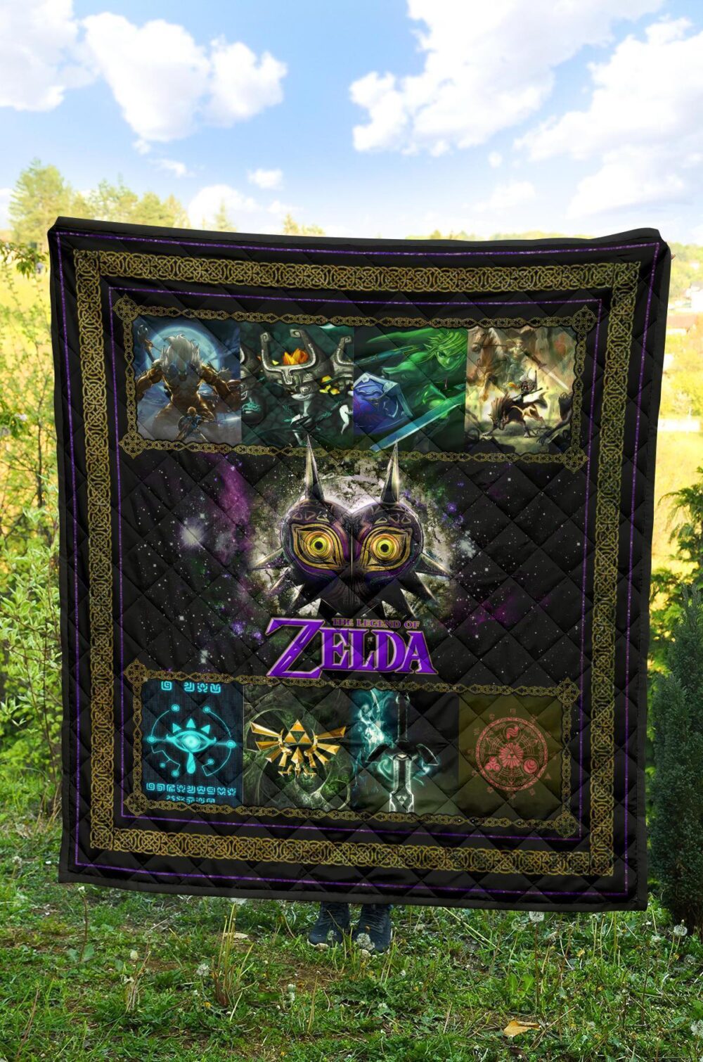 The Legend Of Zelda Majora’s Mask Quilt Blanket Gift Idea