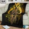 the mandalorian fleece blanket bounty hunter golden glmys