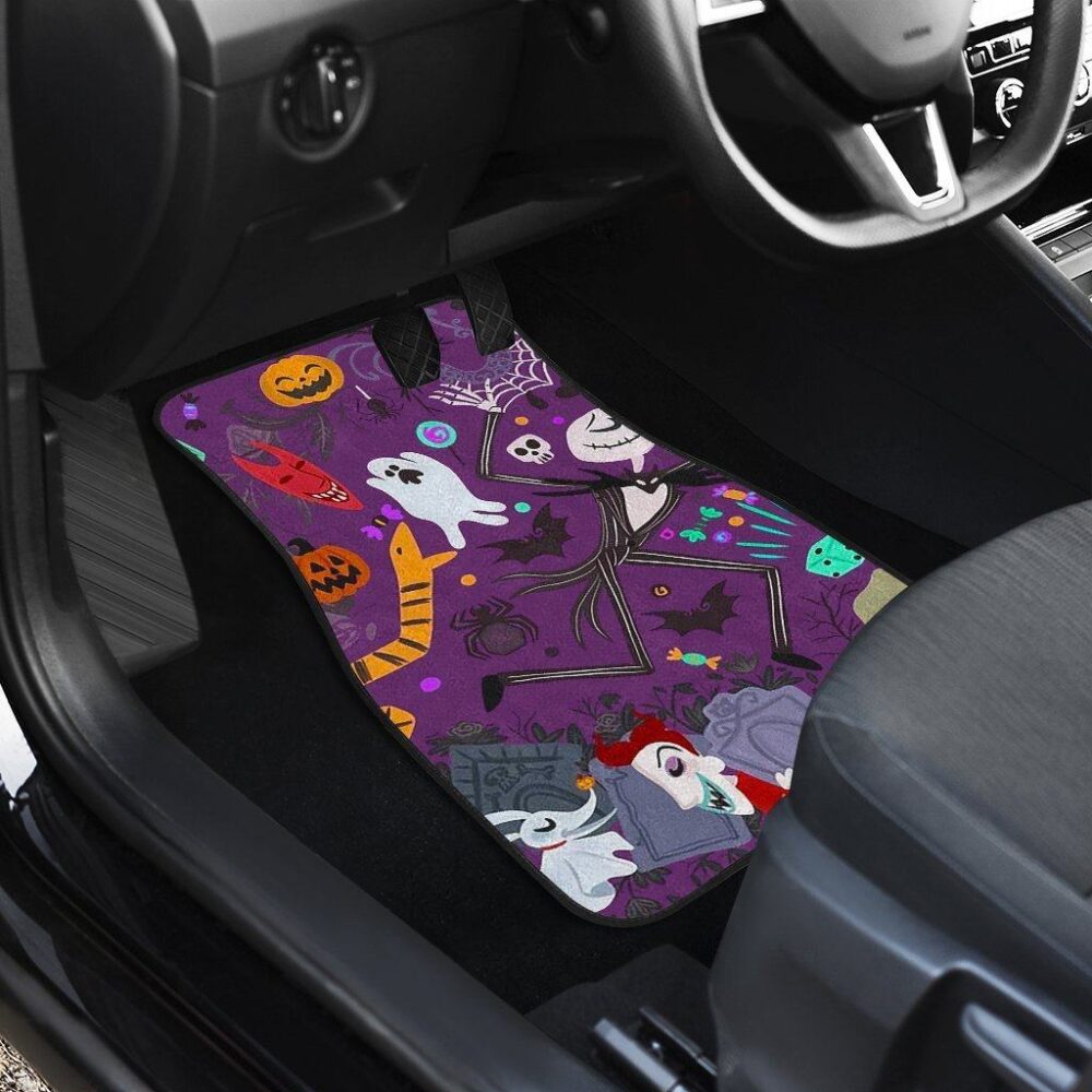 The Nightmare Before Christmas Car Floor Mats | NBC Characters Patterns Car Mats NBCFM09