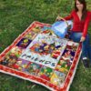 the simpsons christmas quilt blanket xmas gift idea fmxt5