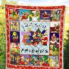 the simpsons christmas quilt blanket xmas gift idea nuqpd