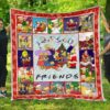 the simpsons christmas quilt blanket xmas gift idea rth3a