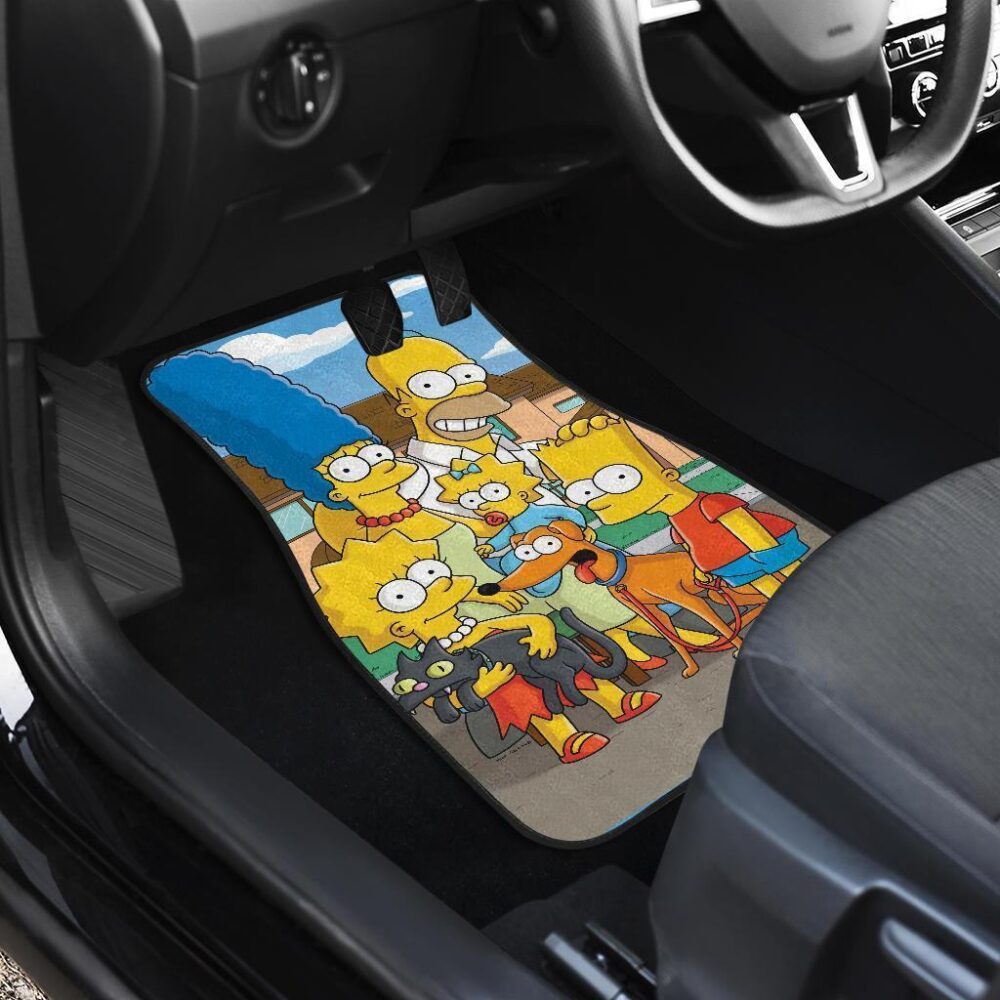 The Simpsons TV Cartoon Car Floor Mats