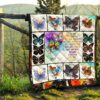 to my daughter butterfly quilt blanket gift from dad mom 78iyl