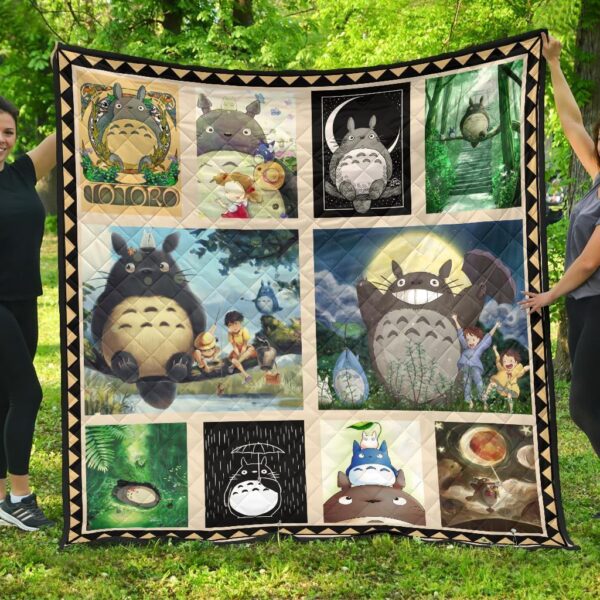 Totoro Quilt Blanket For Anime My Neighbor Totoro Fan