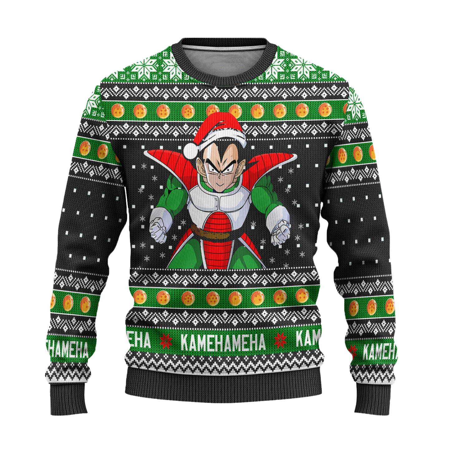 Vegeta Dragon Ball Anime Ugly Christmas Sweater Custom Sweatshirt Apparel