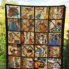 vintage guitar quilt blanket amazing gift idea for guitar lover ai1fi