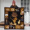 wild turkey quilt blanket all i need is whisky gift idea mk90m