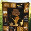 wild turkey quilt blanket all i need is whisky gift idea wcbo0