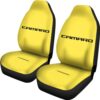 yellow camaro black letter car seat cover custom car seat covers cck50