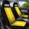 yellow camaro white letters amazing decoration car seat covers custom car seat covers 5gfnb