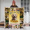 you are my sunshine sunflower labrador quilt blanket weohs