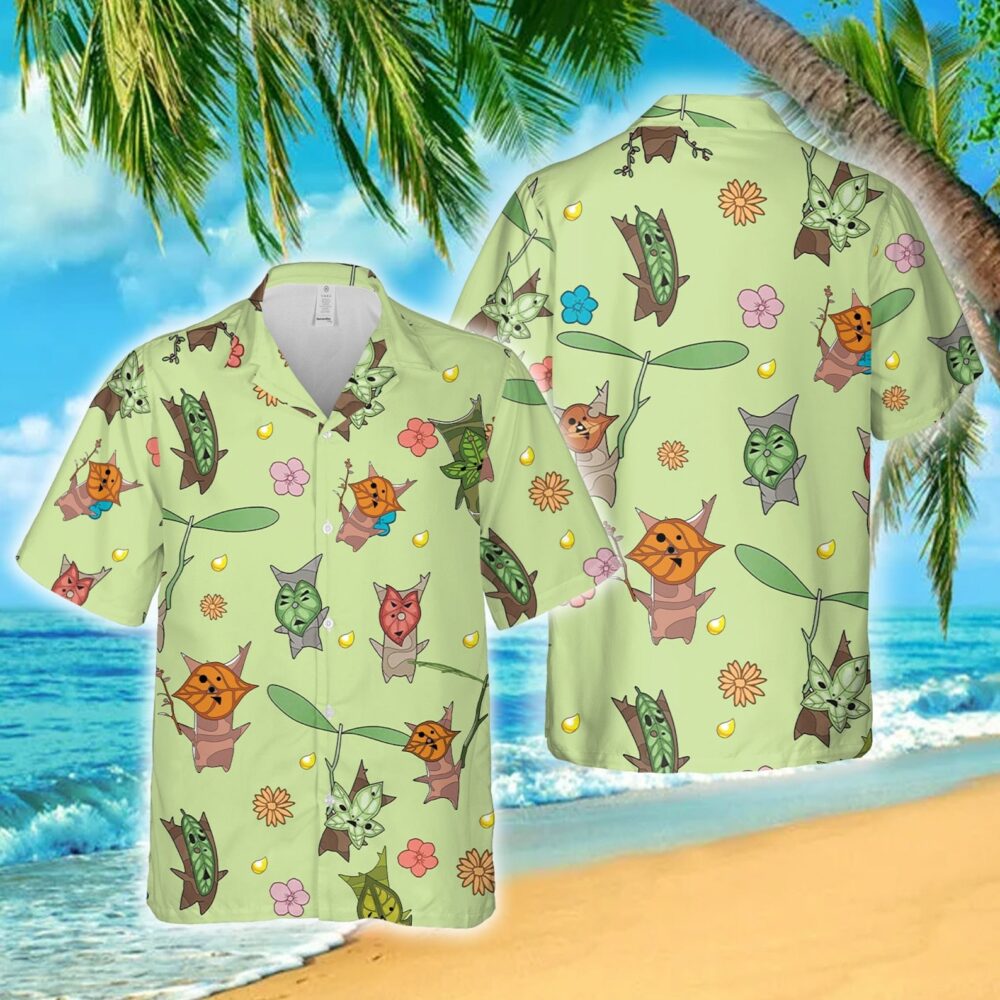 Zelda Majora And Korok Custom Hawaiian Shirt Zelda Button Up