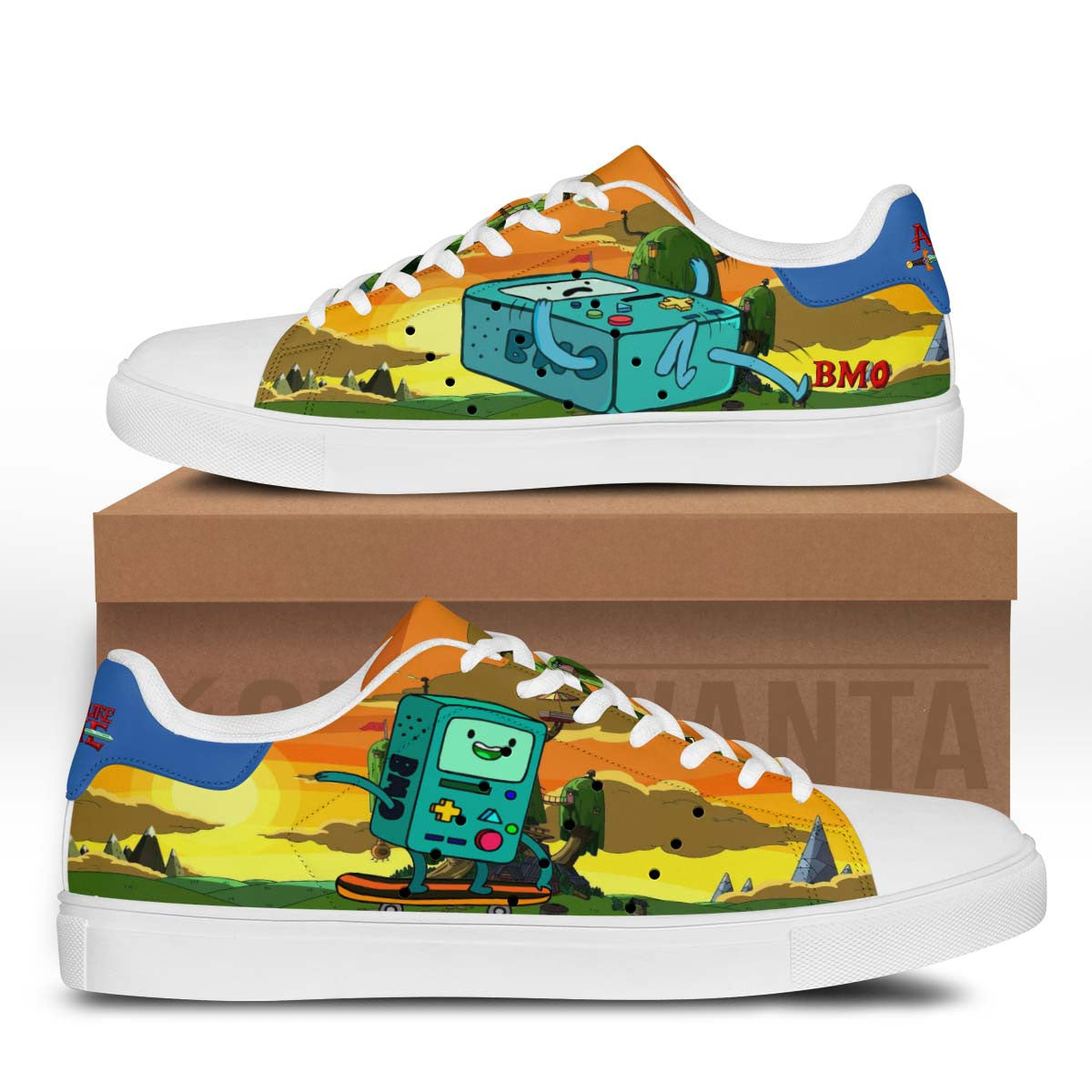 Adventure Time Bmo Stan Shoes Custom