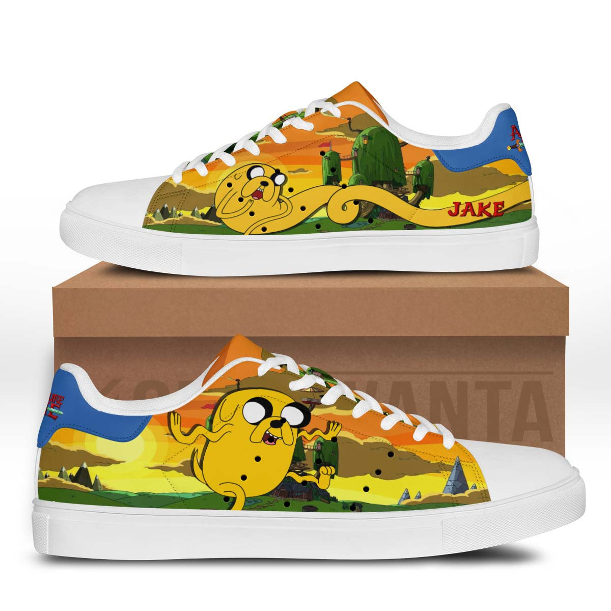 Adventure Time Jake Stan Shoes Custom