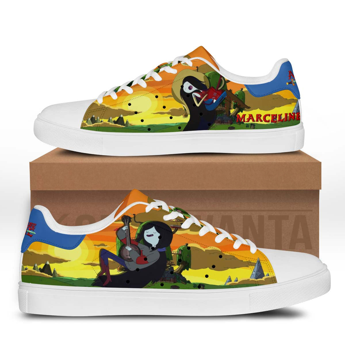 Adventure Time Marceline Stan Shoes Custom