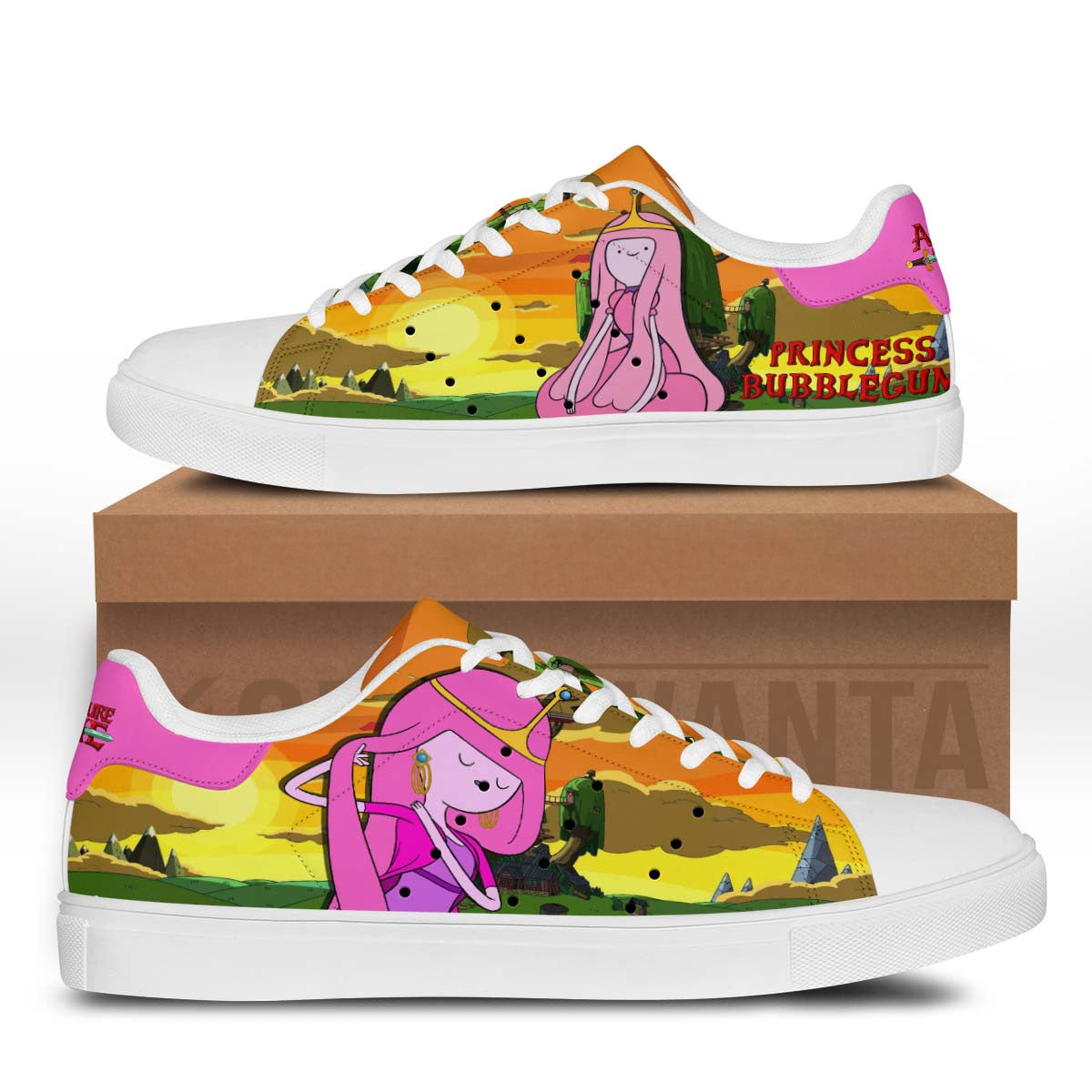 Adventure Time Princess Bubblegum Stan Shoes Custom