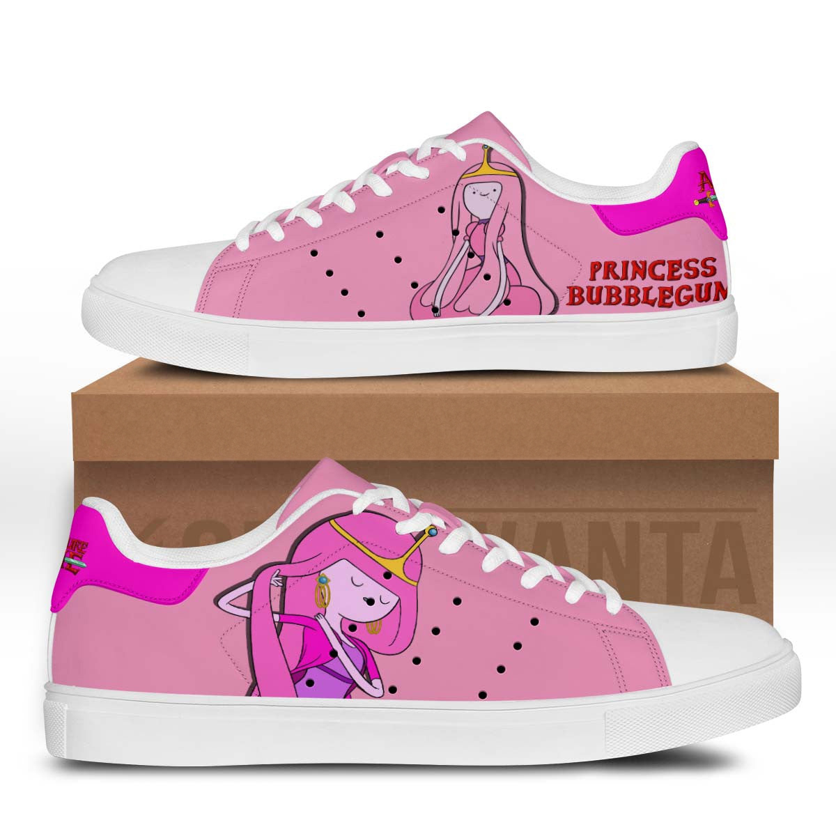 Adventure Time Princess Bubblegum Stan Shoes Custom For Fans