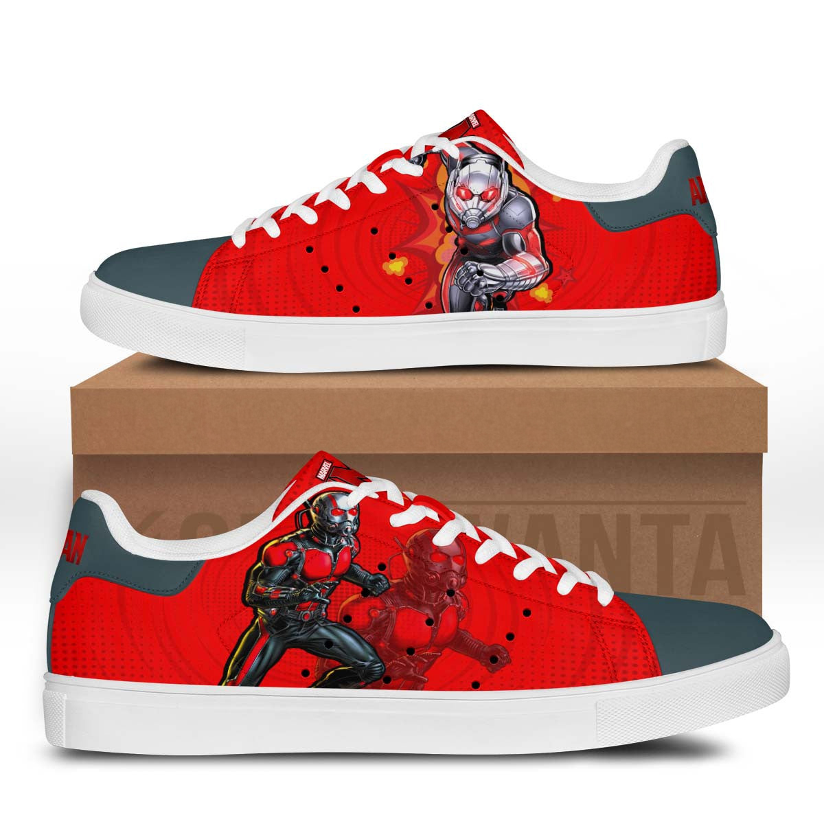 Aveger Ant-Man Stan Shoes Custom