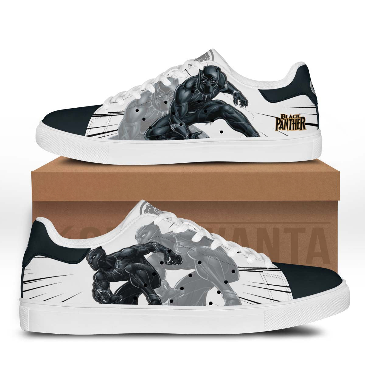 Avengers Black Panther Stan Shoes Custom