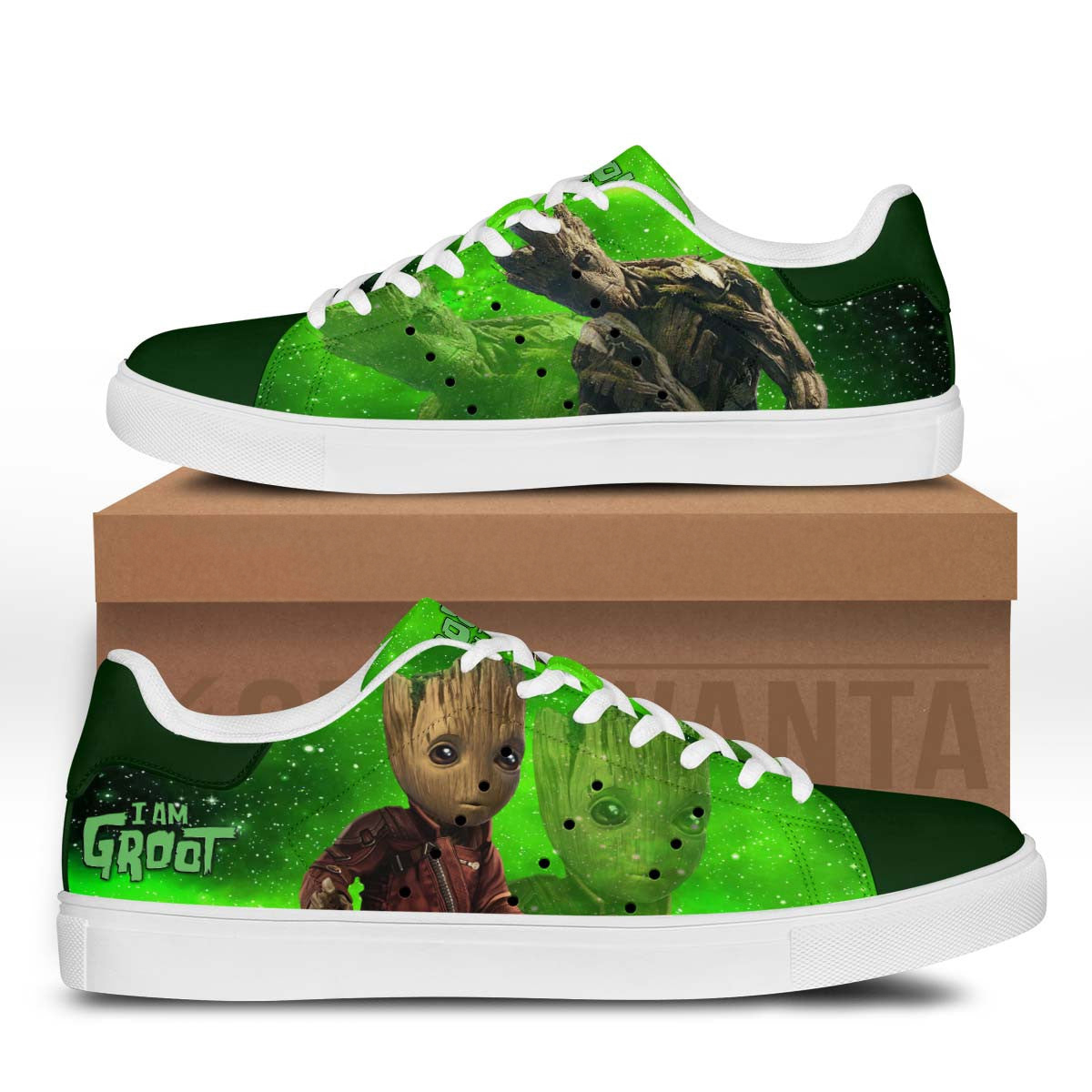 Avengers Groot Stan Shoes Custom