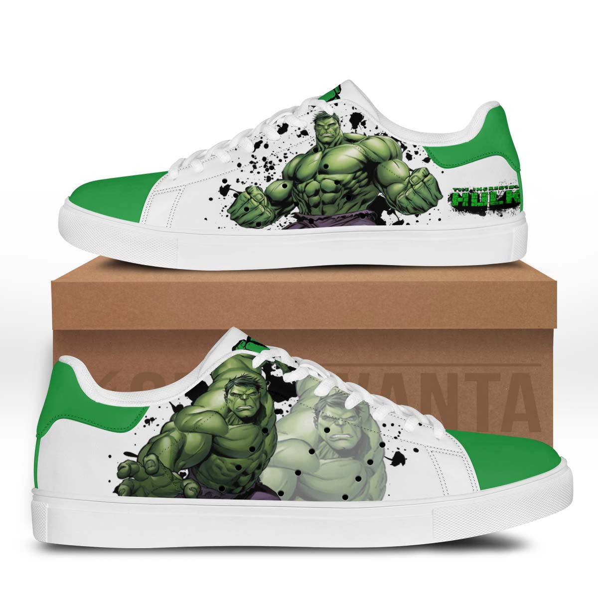 Avengers Hulk Stan Shoes Custom