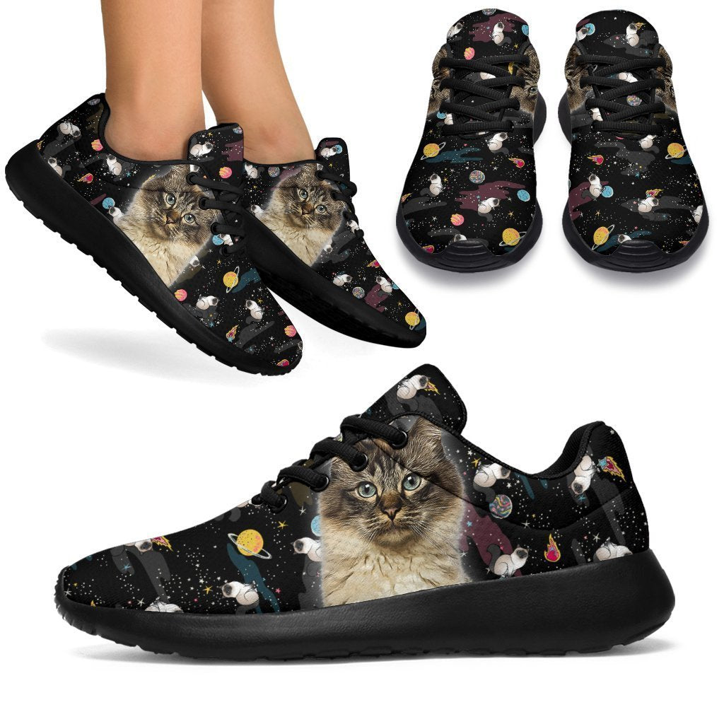 Birman Cat Sneakers Sporty Shoes Funny Cat Lover