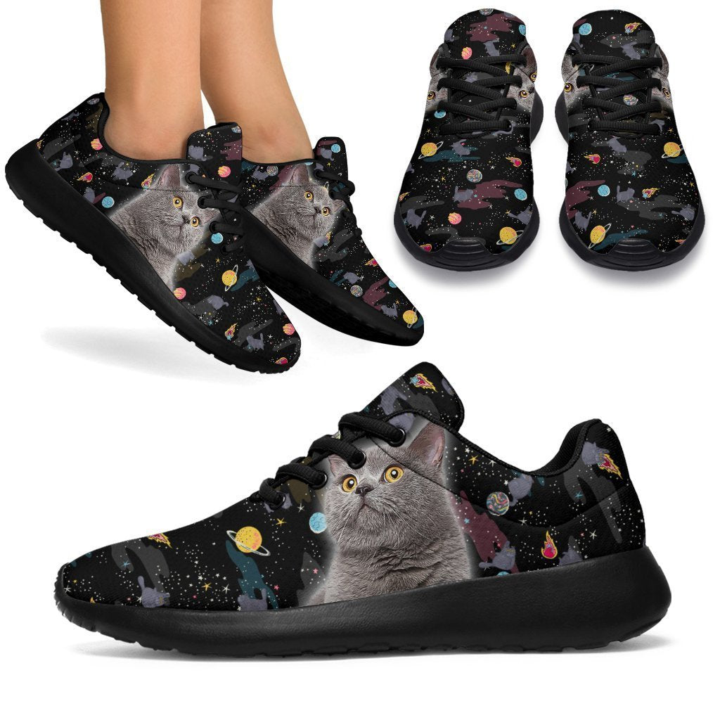 British Shorthair Cat Sneakers Sporty Shoes For Cat Lover