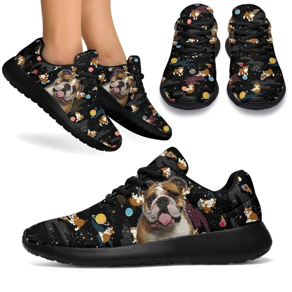 Bulldog Sneakers Sporty Shoes Funny For Bulldog Lover
