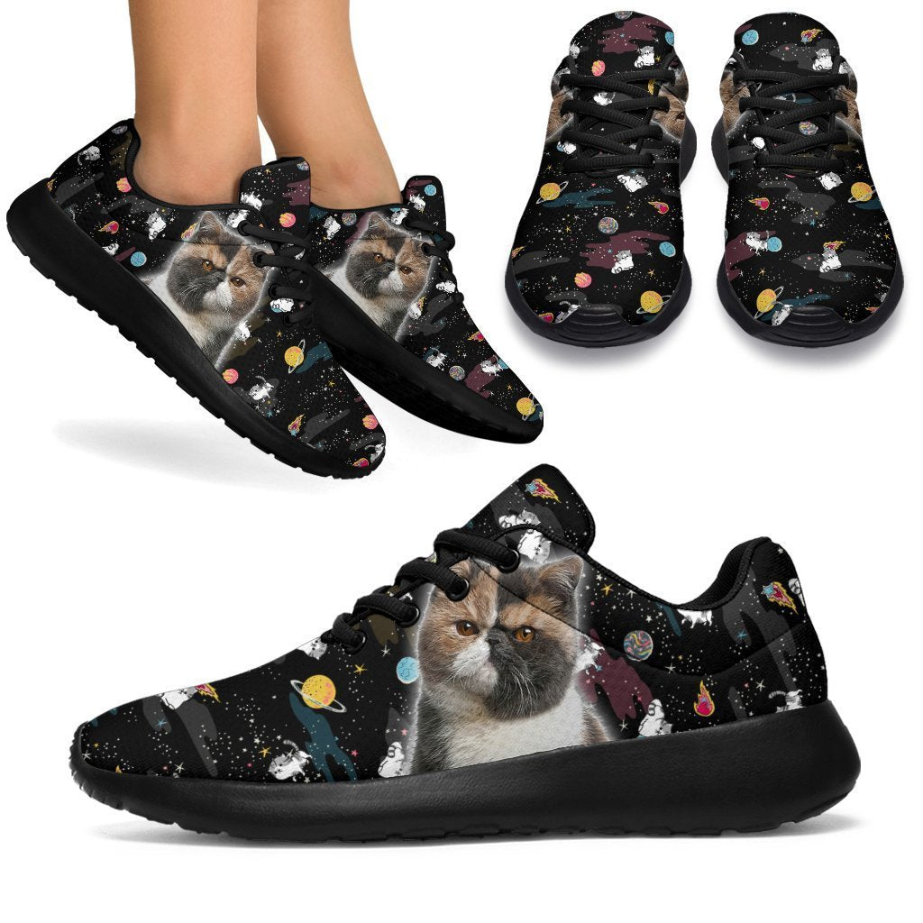 Exotic Cat Sneakers Sporty Shoes For Cat Lover