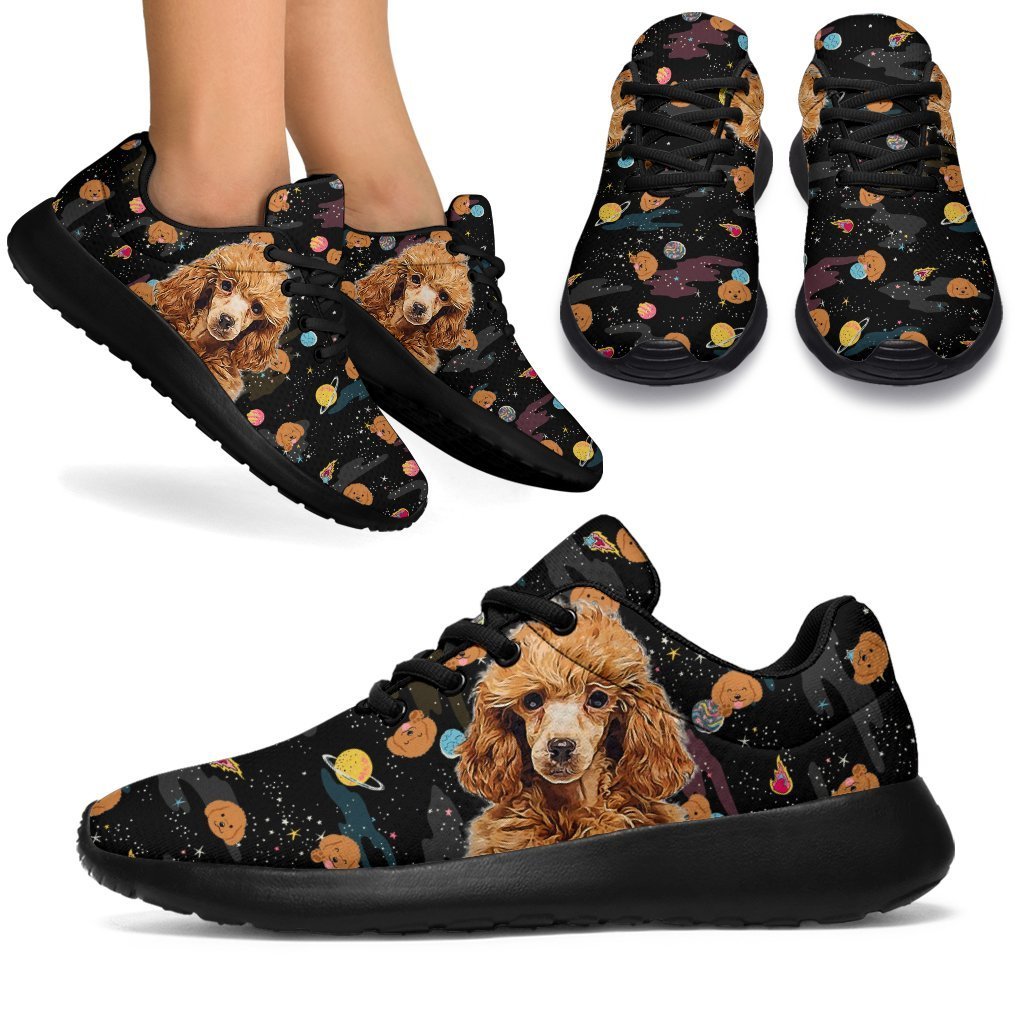 Poodle Sneakers Sporty Shoes Funny For Poodle Dog Lover