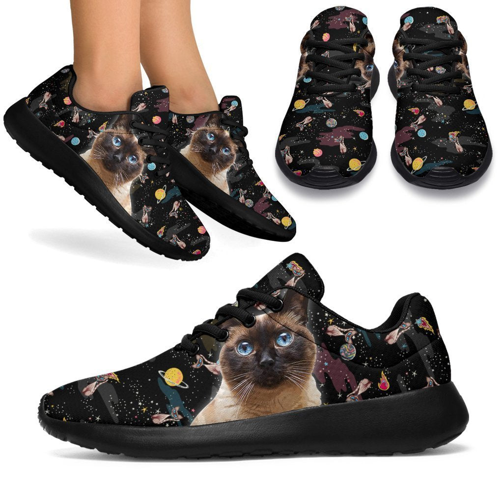 Siamese Cat Sneakers Sporty Shoes For Who Loves Cat