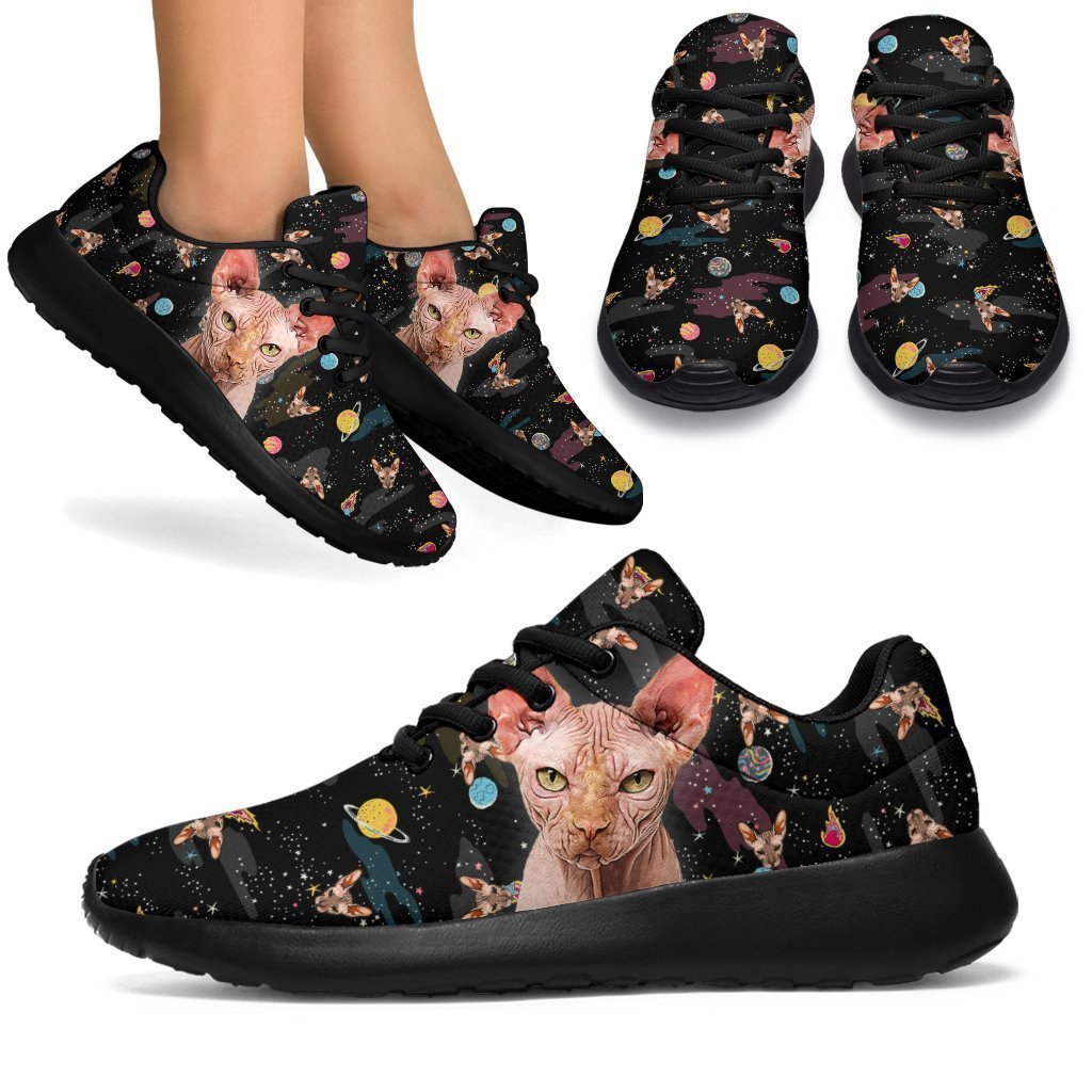 Sphynx Cat Sneakers Sporty Shoes For Cat Lover
