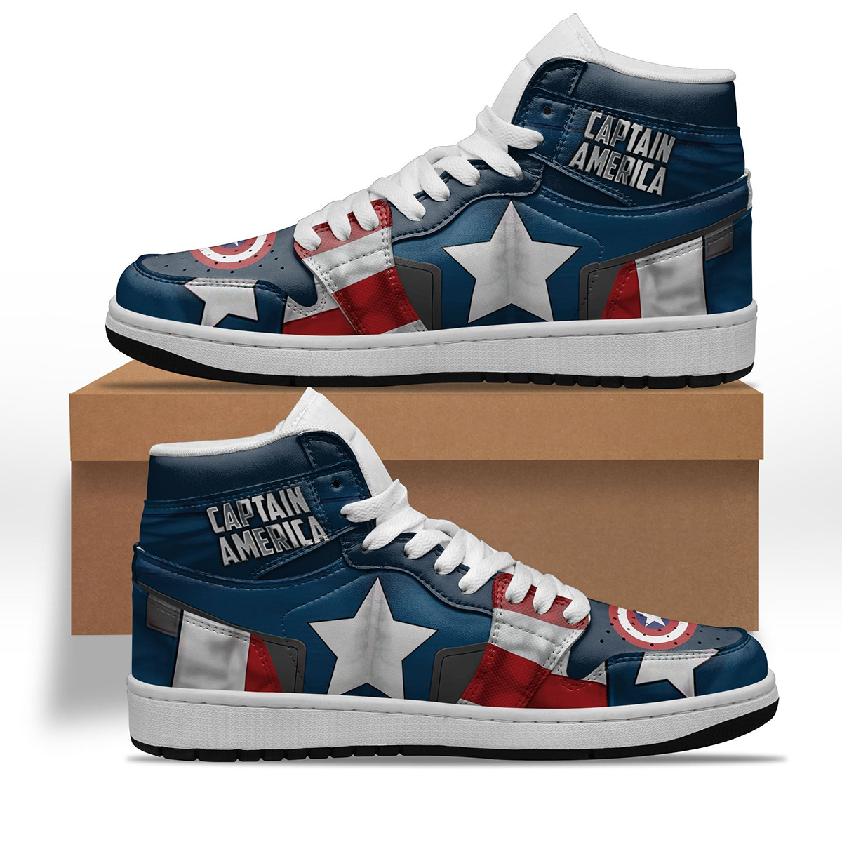 Avenger Captain America Shoes Custom