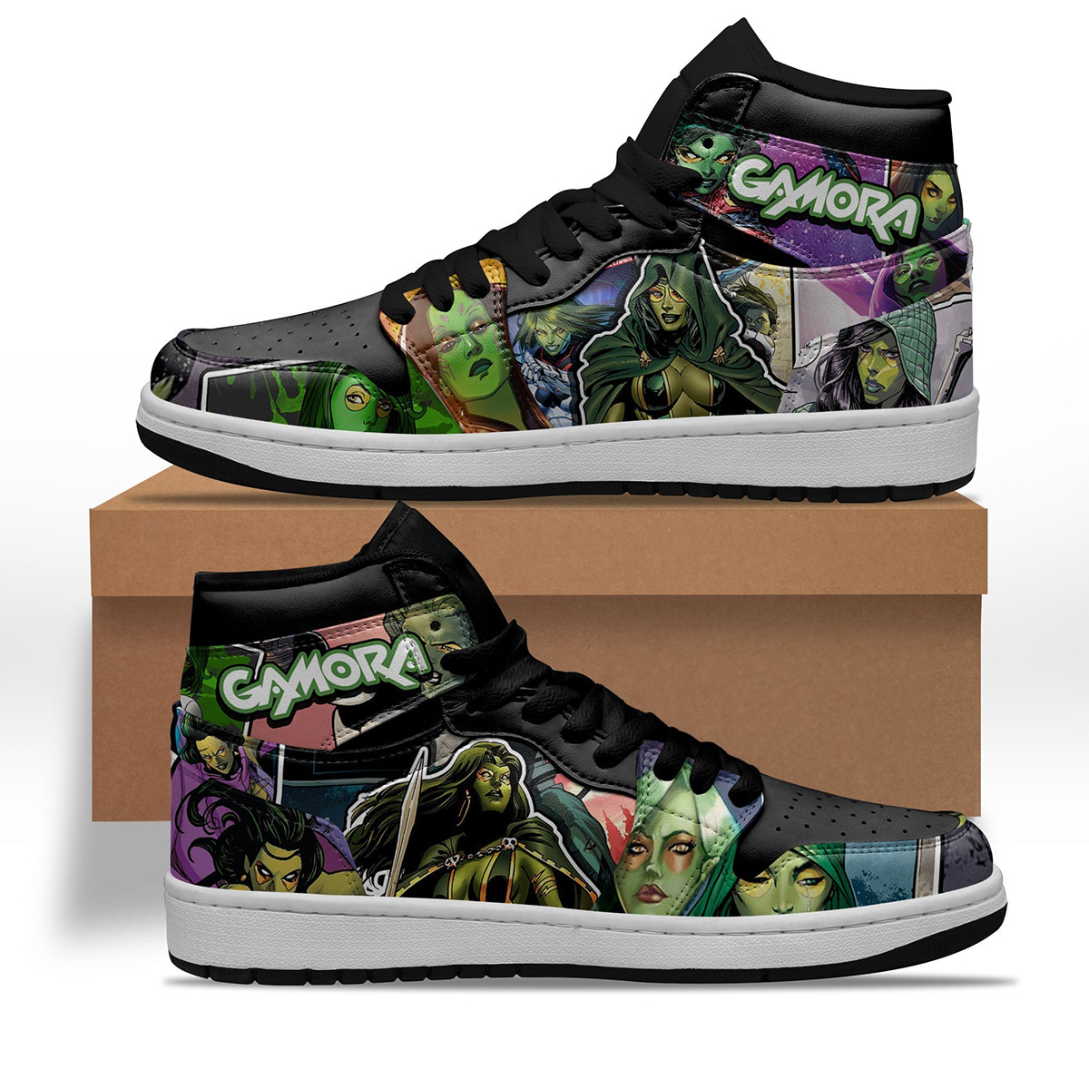 Avenger Gamora Shoes Custom