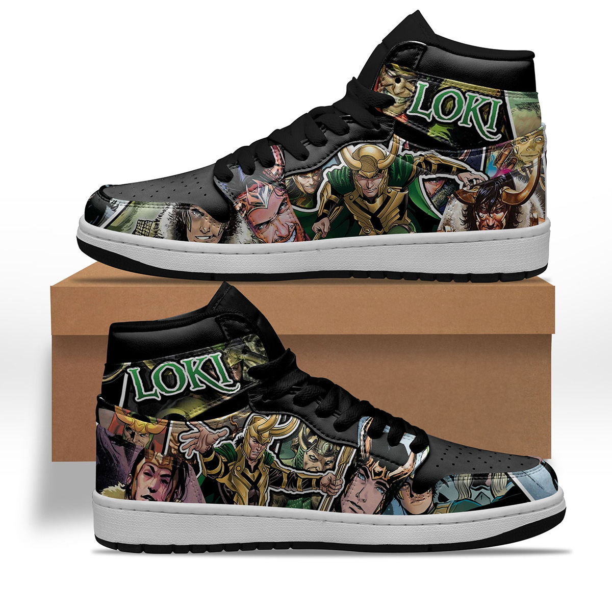 Avenger Loki Shoes Custom