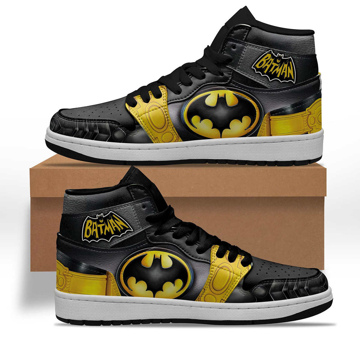 Batman Shoes Custom Super Heroes Sneakers