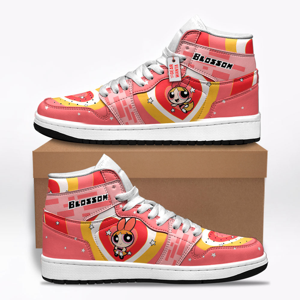 Blossom The Powerpuff Girls Shoes Custom Sneakers For Fans