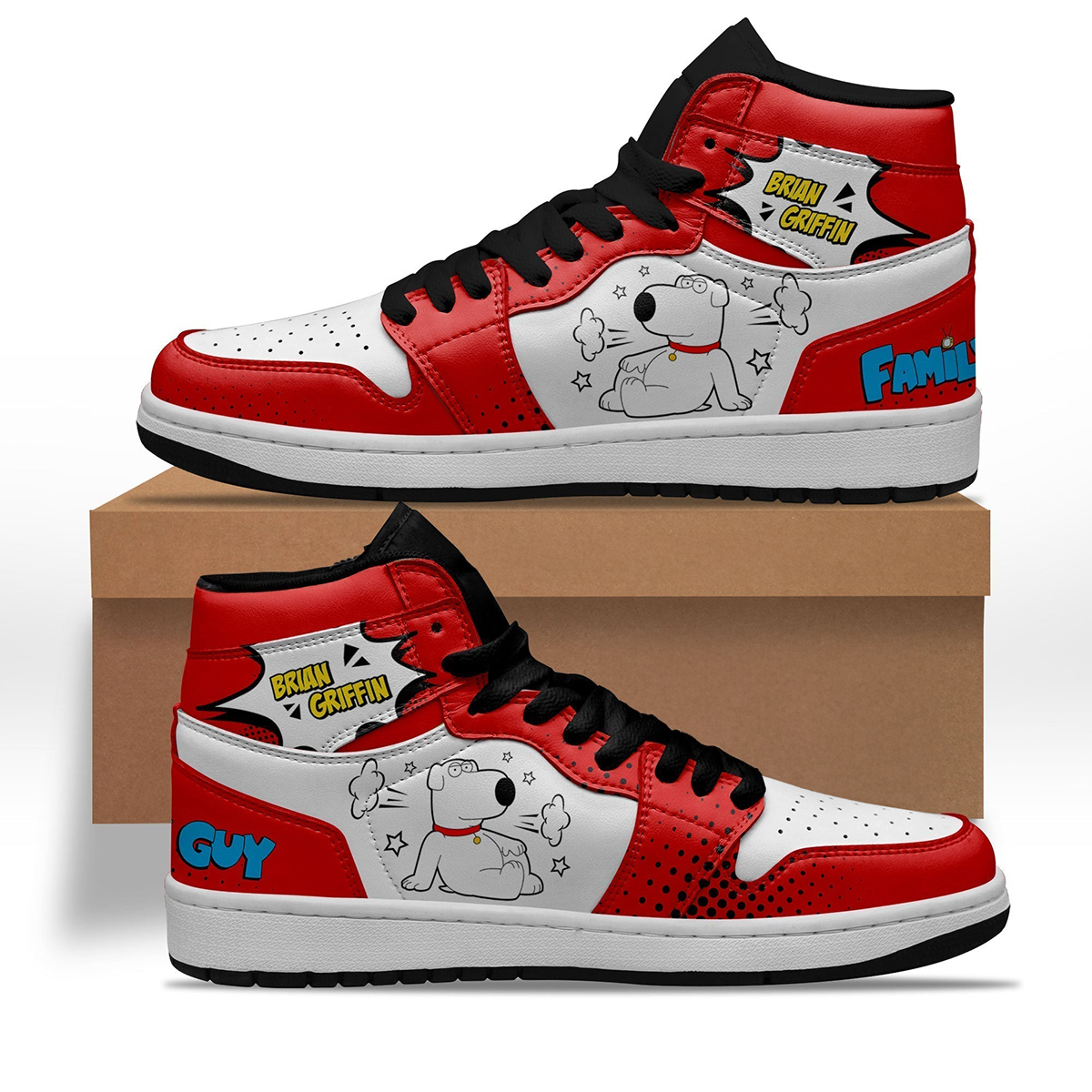 Brian Griffin Sneakers Custom Family Guy Shoes