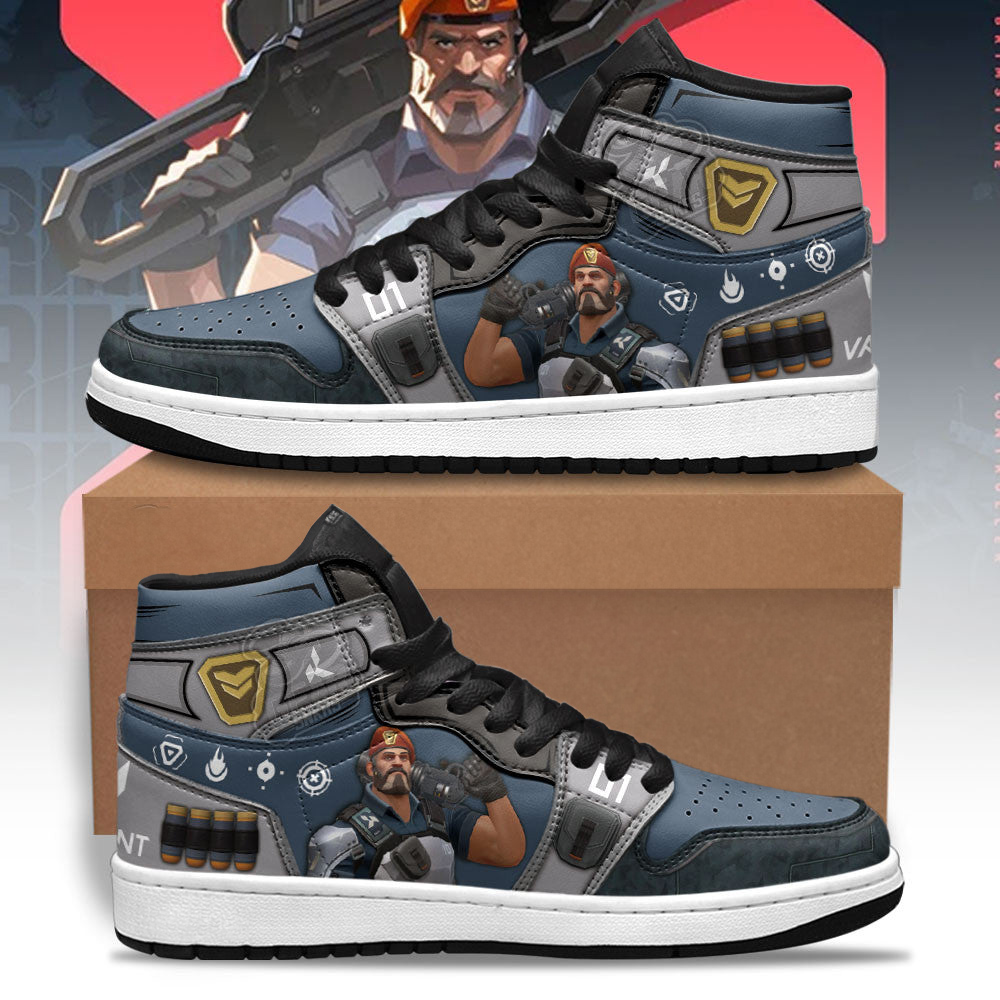 Brimstone Valorant Agent Sneakers Custom Gifts Idea For Fans