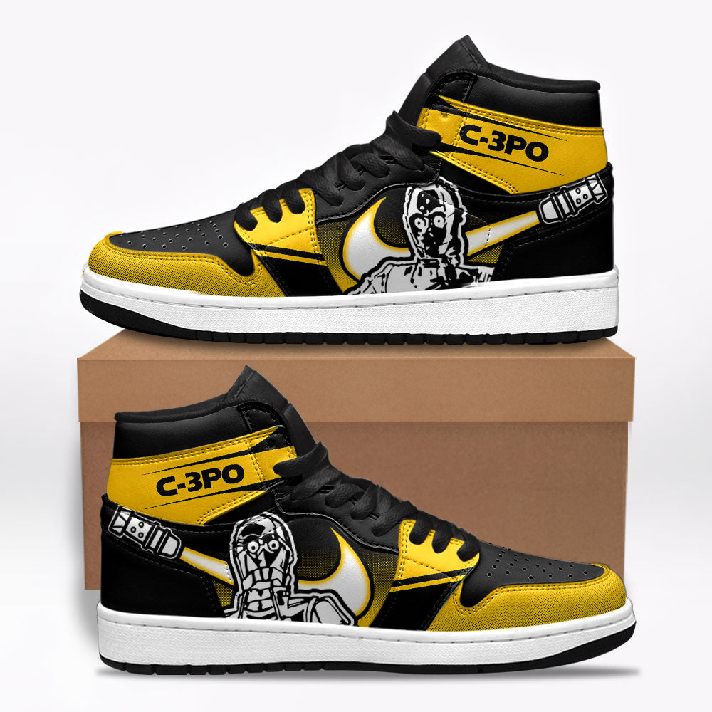 C-3PO Star Wars Shoes Custom Gifts Idea For Fans