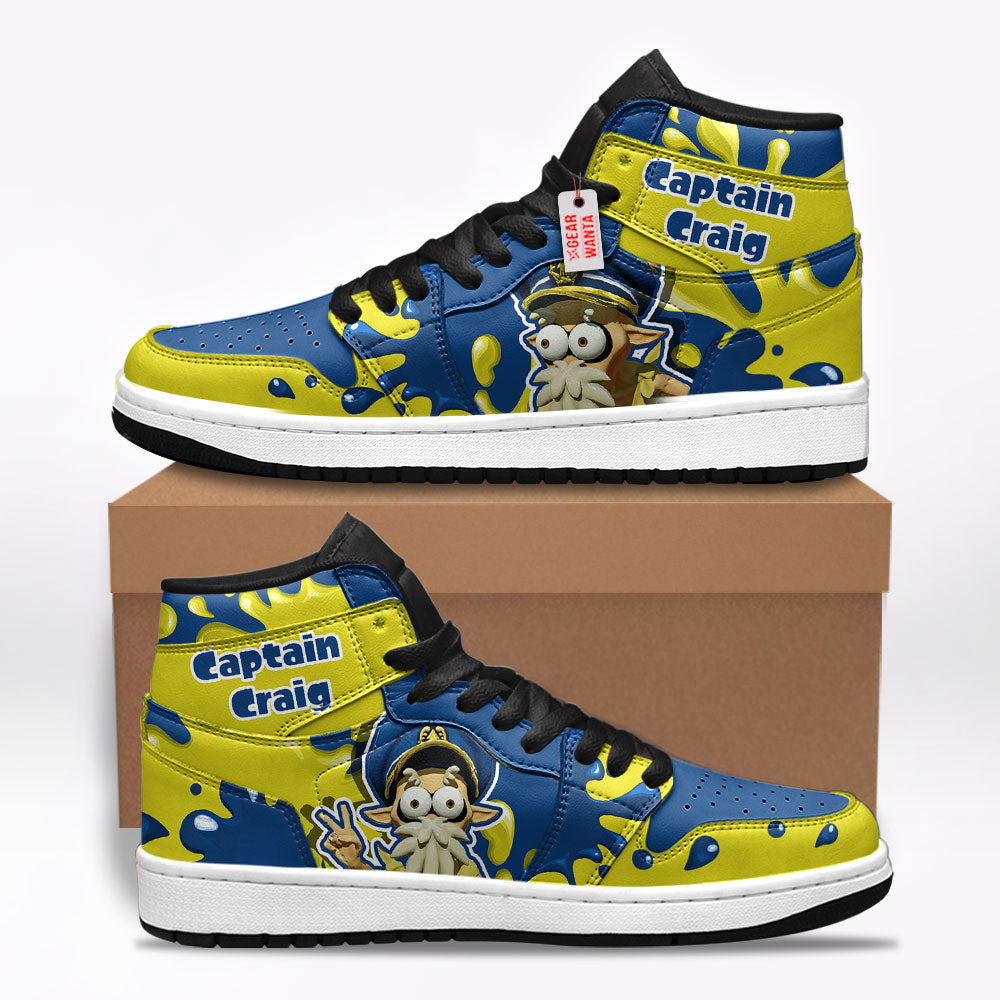 Captain Craig Splatoon Shoes Custom For Fans