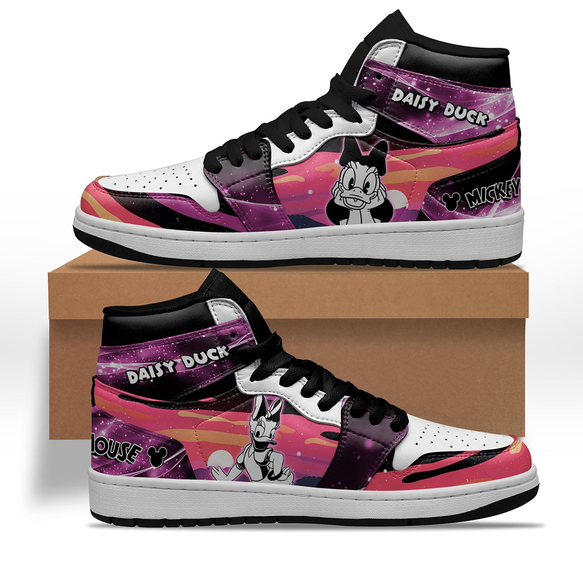 Daisy Duck Silhouette Shoes Custom For Fans Sneakers