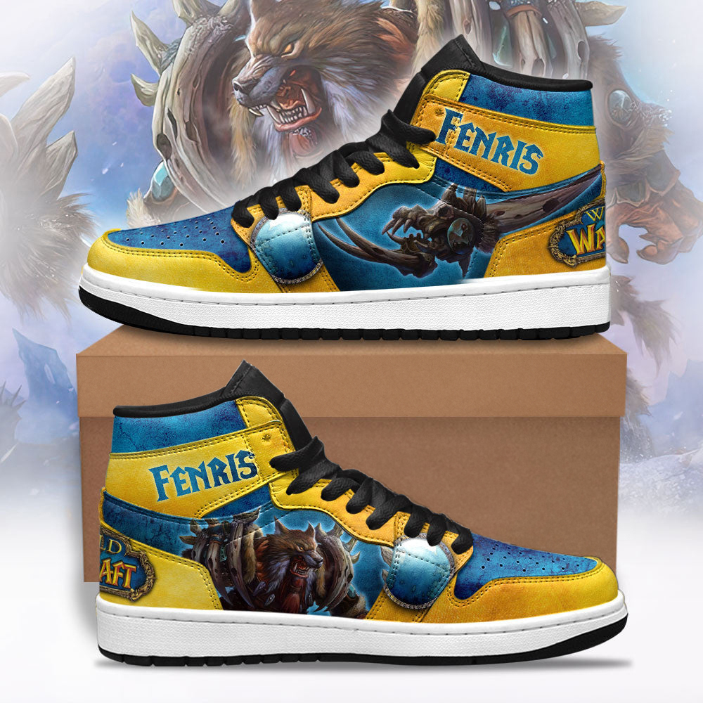 Fenris World of Warcraft Shoes Custom For Fans