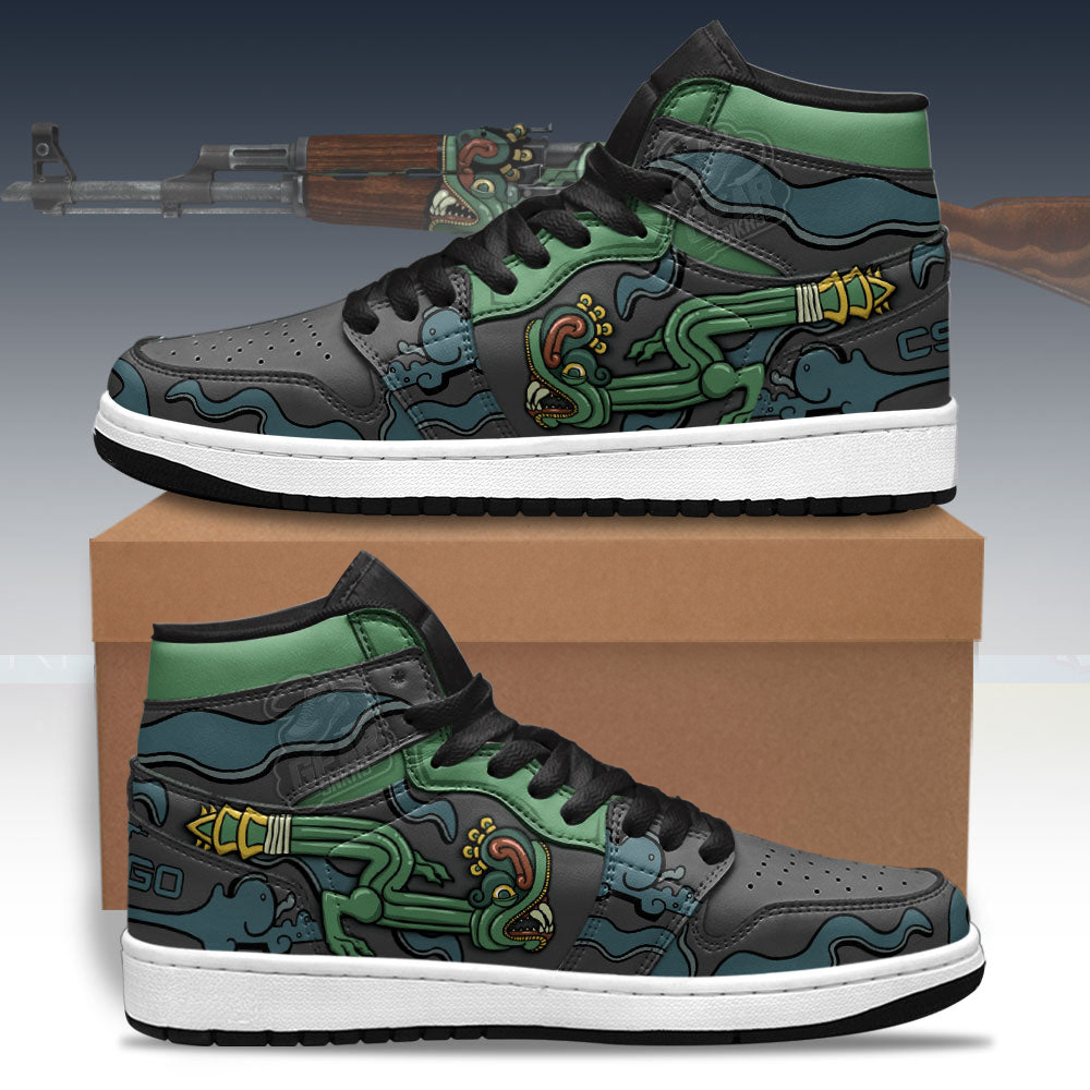 Fire Serpent Counter-Strike Skins Shoes Custom For Fans