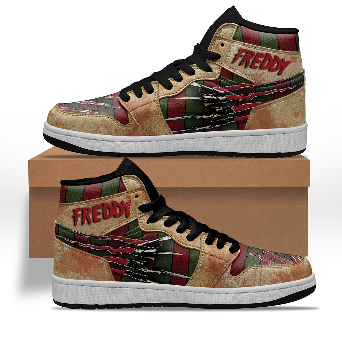 Freddy Krueger Sneakers For A Nightmare on Elm Street Fans